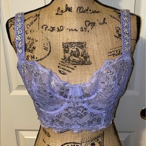 Victoria’s Secret Dream Angels lilac lace long line push-up